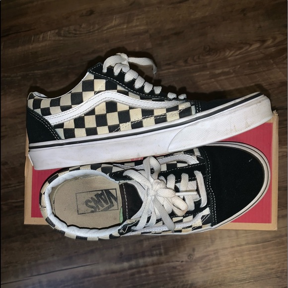Old Skool Checkered Vans - Picture 2 of 2
